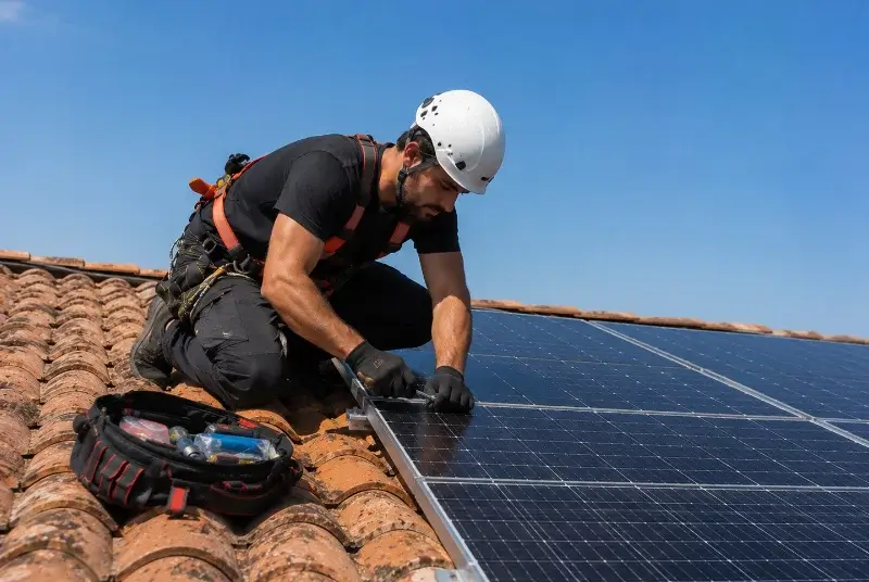 Maintenance et monitoring de panneaux solaires à Mazières-en-Gâtine
