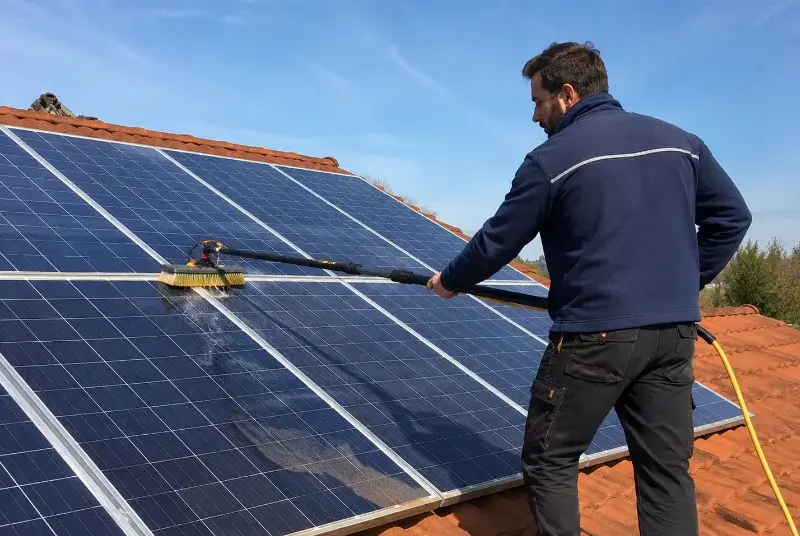 Nettoyage et entretien de panneaux solaires à Mazières-en-Gâtine